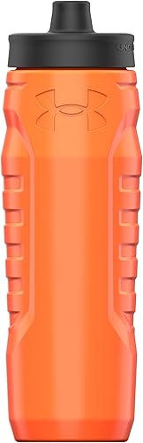 Miniatura 2 de Under Armour Botellas de agua exprimibles, botellas de agua de 32 onzas, botella de agua deportiva Sideline con tapa de inyección rápida,