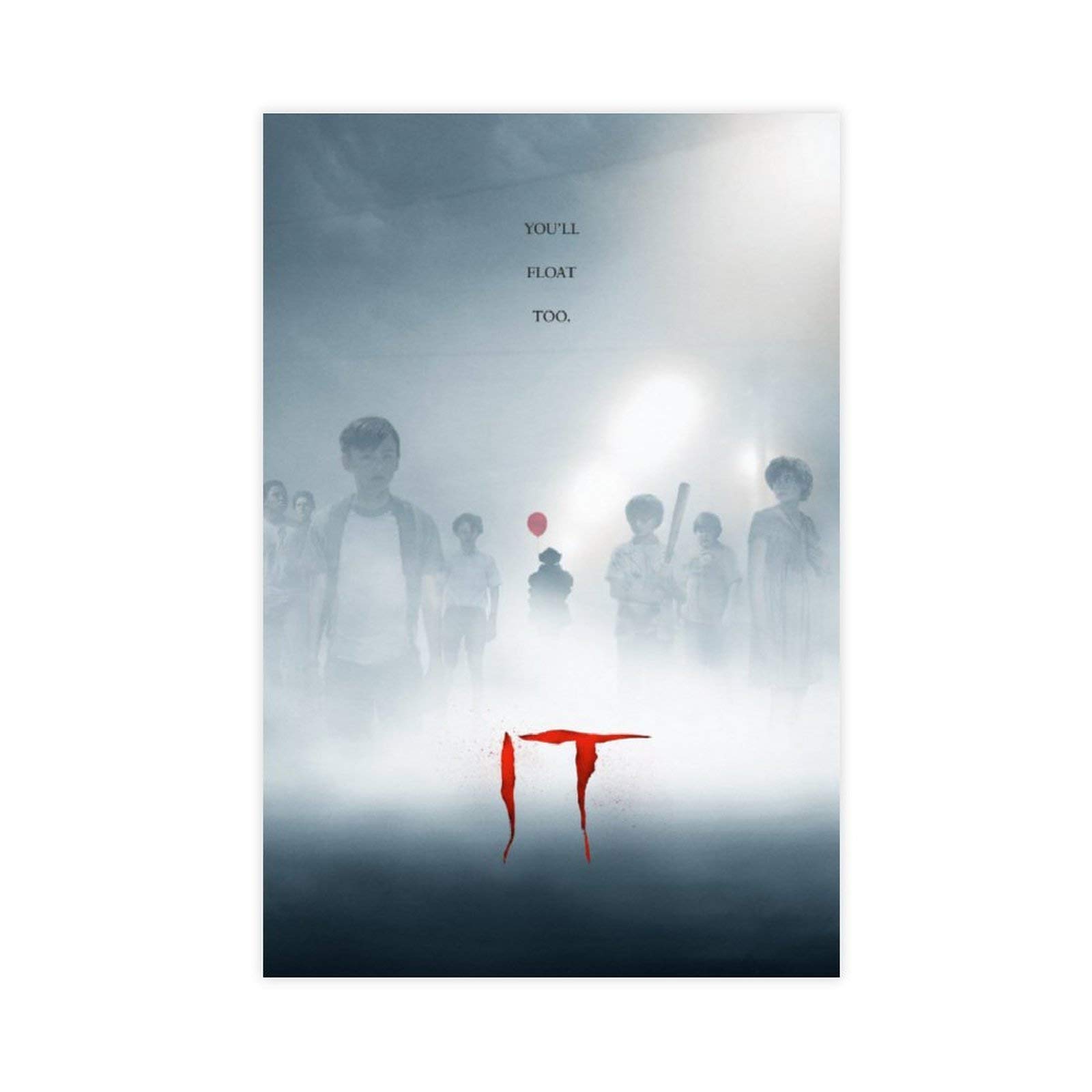 Yingxi It Chapter One Posters Classic Thriller Movie Vintage Film 3 Canvas Wall Bedroom Decor Picture Sports Landscape Offices Room Decor Gift Unframe:12×18Inch(30×45Cm)