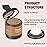Abomet Hairline Powder Instantly Conceals Hair Loss, Root Touch Up Hair Color Powder, Hair Toppers for Women Men, Hair Fibers for Thinning Hair, Root Cover Up lasting 24 hours (Dark Blonde, 0.35)
