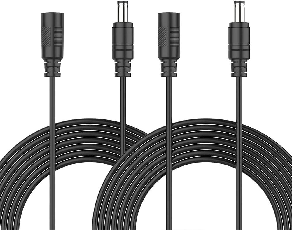 2-Pack 10ft DC Extension Cord