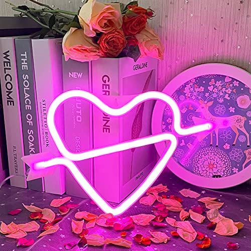 UExnkj-Y Alimentado por BateríA o Usb Amor Neon Para la HabitacióN Navidad año Nuevo Boda Fiesta Amor SeñAl Led Amor SeñAles
