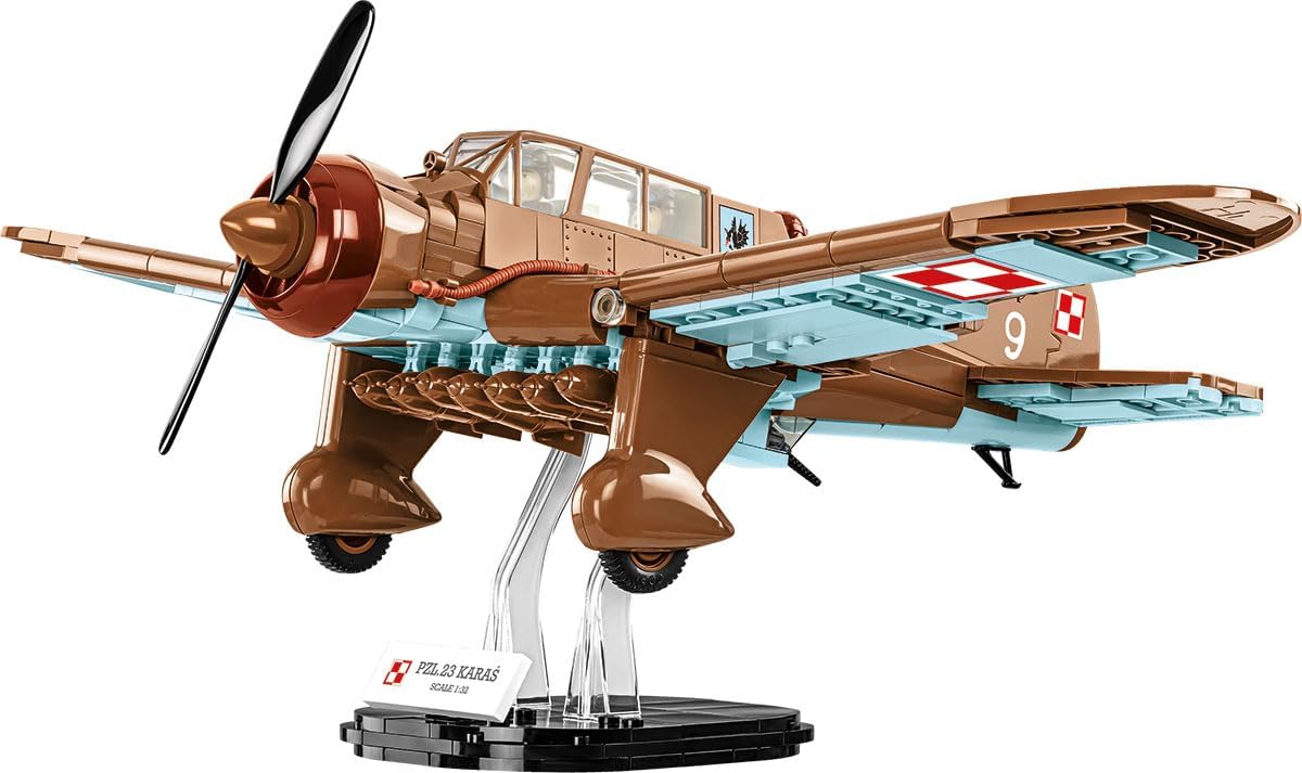 COBI Historical Collection WWII PZL.23 Crucian Aircraft