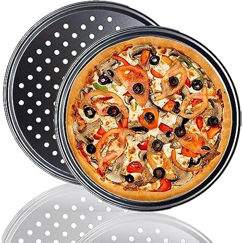 MartShire Non-Stick 12'' Pizza Tray Pack Cover