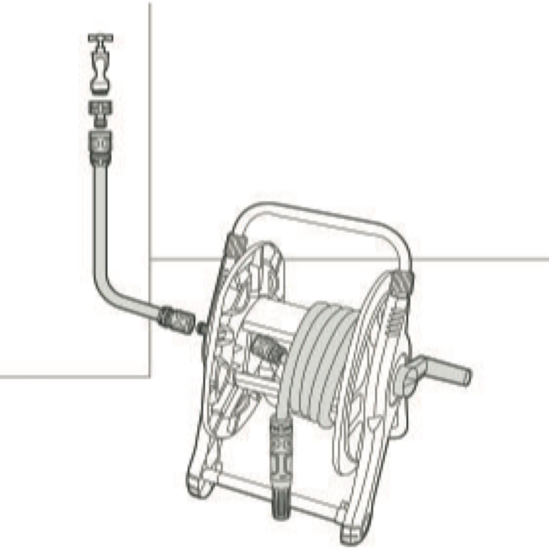 Gardena M115668 - Carro portamanguera 2691-20