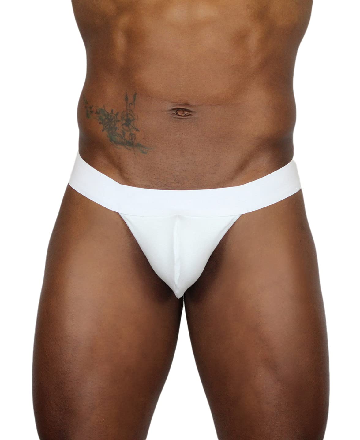 String bikini blanc Ricok couture Large Court pour éviter les marques - 2