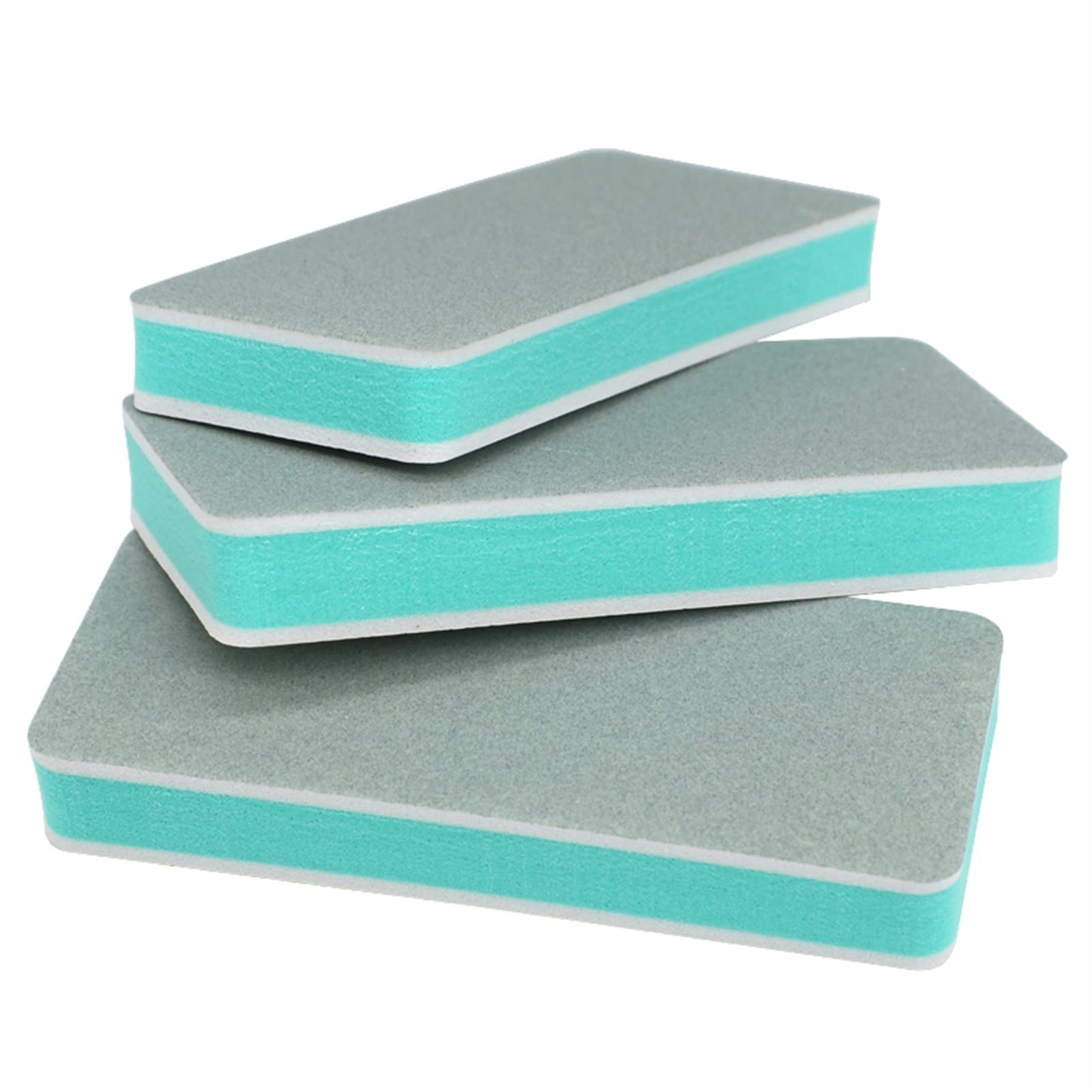 Kit per la Cura delle Unghie Emery Boards con Nail Lime for Unghie da 60 Pezzi Lime for Unghie Professionali Spugna for lucidatura Levigatura(Blauw)