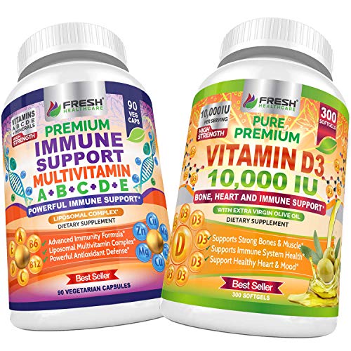 Immune Multvitamin And Vitamin D3 - Bundle #TOP20