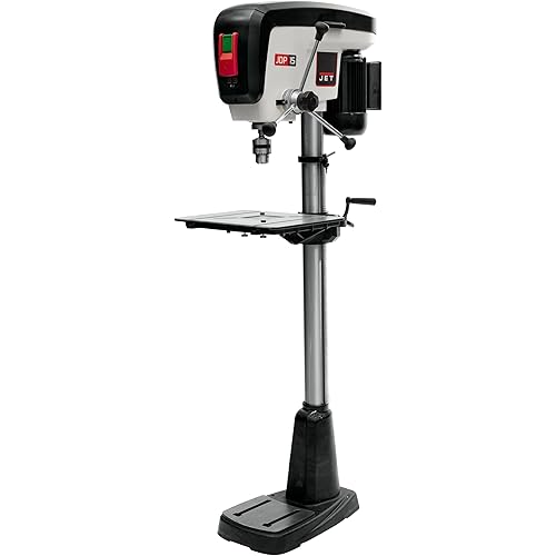JET 15-Inch Floor Drill Press, 16 Speed, 3/4 HP, 115V 1Ph (Model JDP-15F)