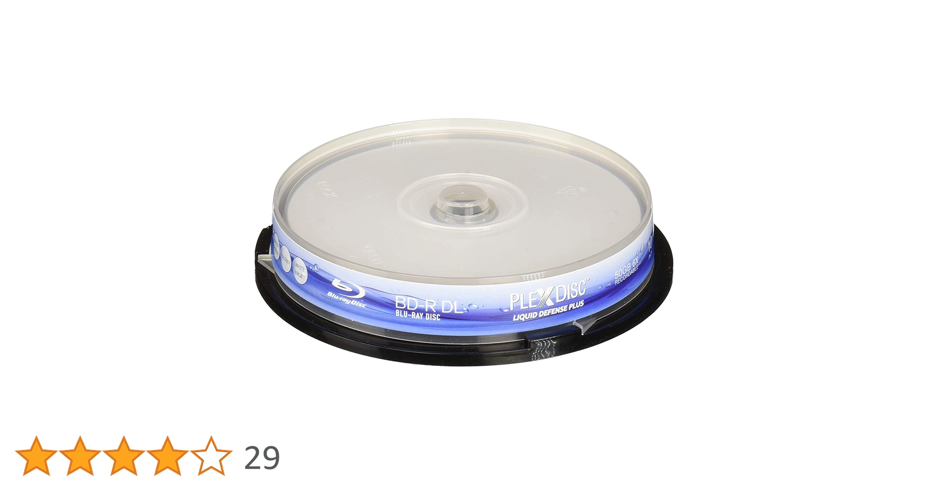 Amazon.co.jp: PLEXDISC 1回録画用 BD-R DL 耐水＆光沢写真画質ワイド