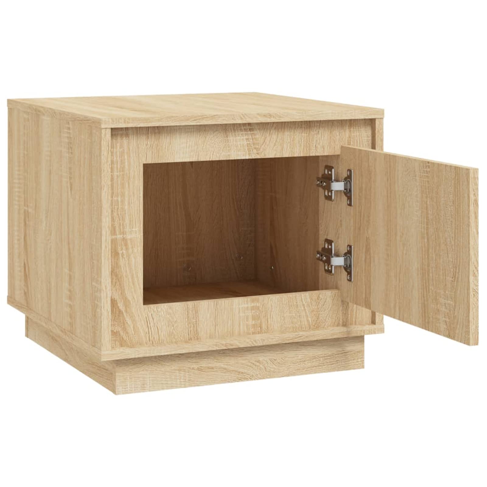 Homgoday Tavolino da caffè in rovere Sonoma, 51 x 50 x 44 cm, tavolino da tè per soggiorno, sala d'accoglienza degli ospiti, camera da letto e mobili da ufficio