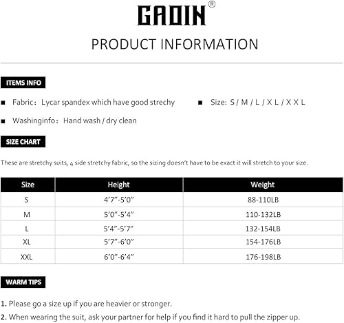 Miniatura 2 de Traje de cuerpo completo de licra, disfraz de cuerpo completo de Gaoin
