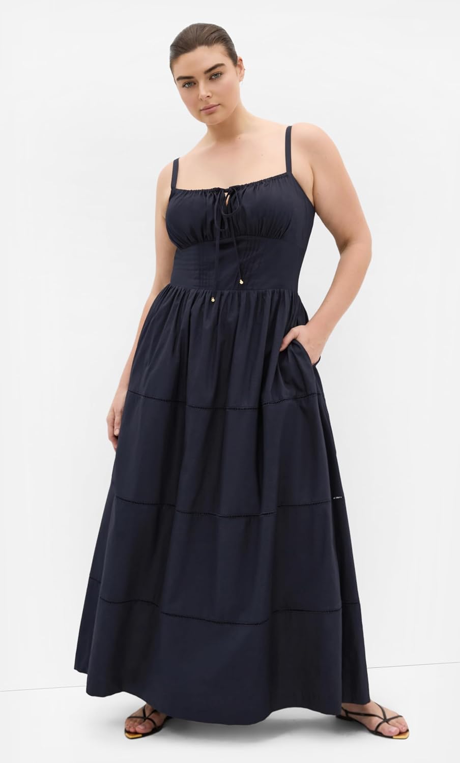 City Chic Plus Size Dress - Vani Corset Maxi