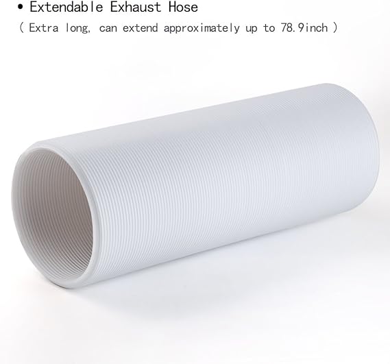 Amazon Com Zealor 5 Inch Exhaust Hose Counter Clockwise Threads For Portable Air Conditioner 78 Inch Length Home Kitchen