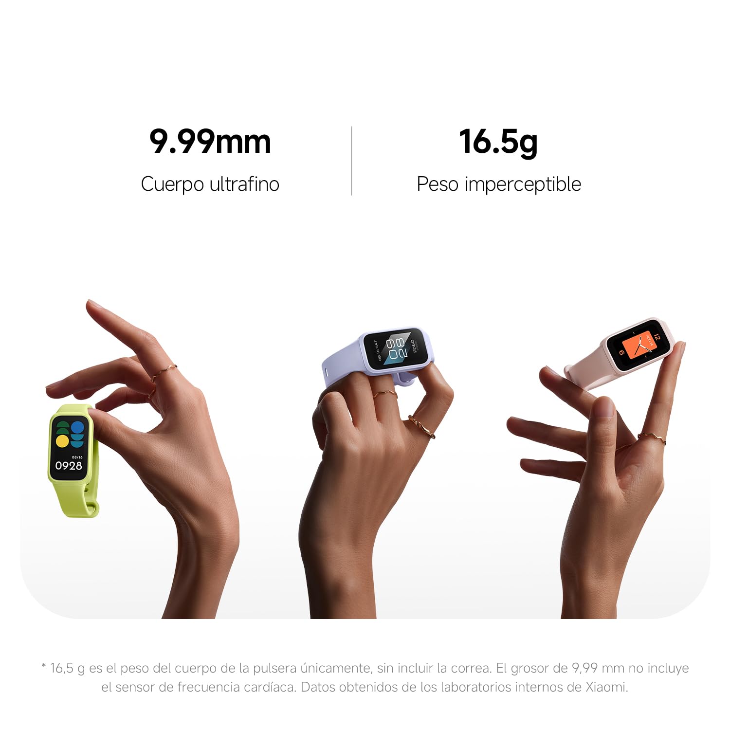XIAOMI Smart Band 9 Active Pulsera de Actividad 1,47" 60 Hz 5ATM Negro