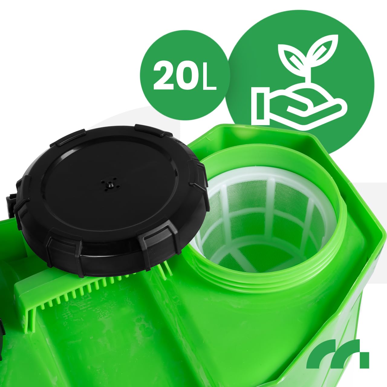 Opryskiwacz ciśnieniowy ogrodowy z regulowaną dyszą, 20 l, opryskiwacz do roślin, opryskiwacz akumulatorowy, opryskiwacz ciśnieniowy 5 barów, w zestawie akumulator litowo-jonowy 12 V, lanca 96 cm i 5