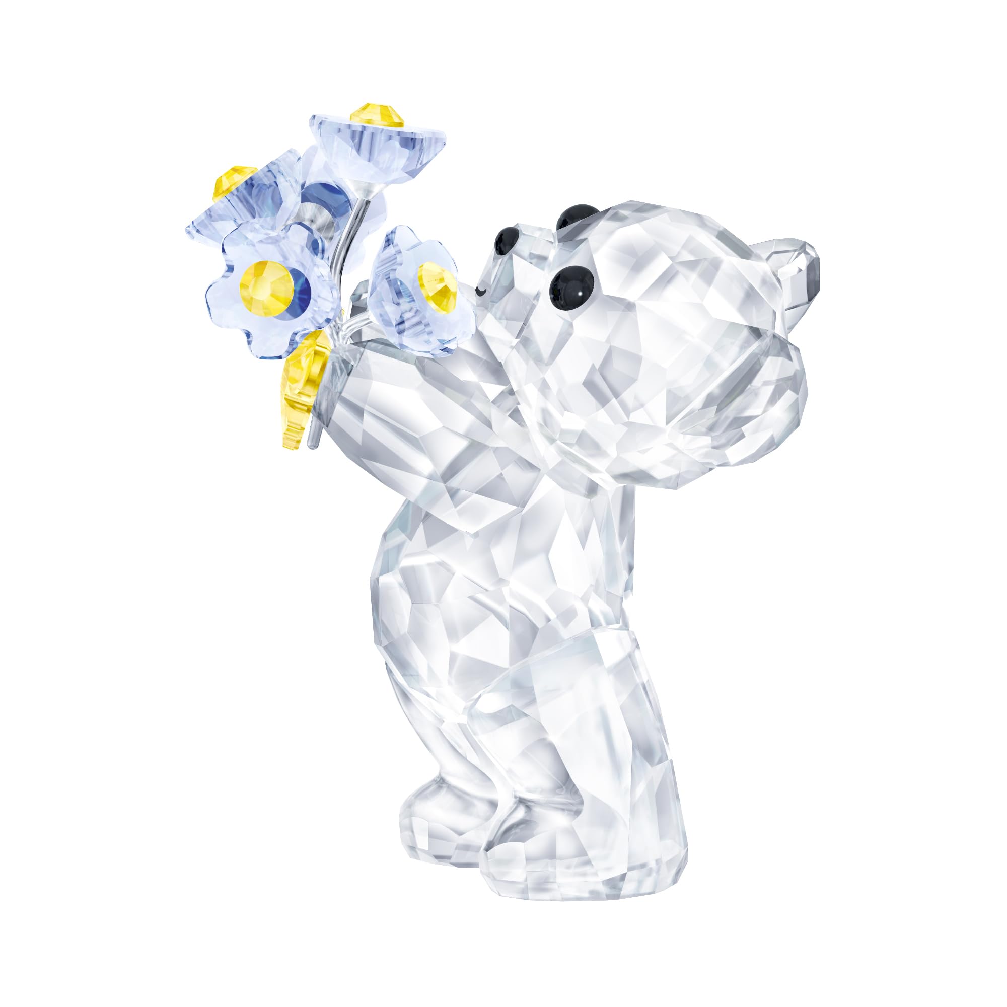 Figurine Ourson Kris Myosotis Swarovski en cristal de collection