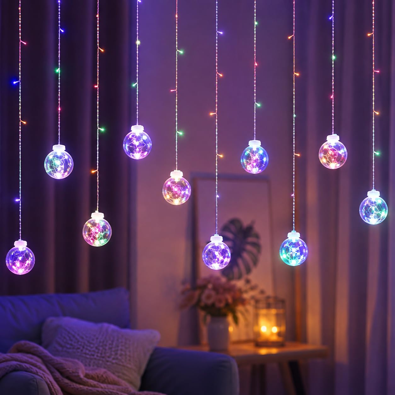 Diya Fairy Lights - 80 LED String Lights -22