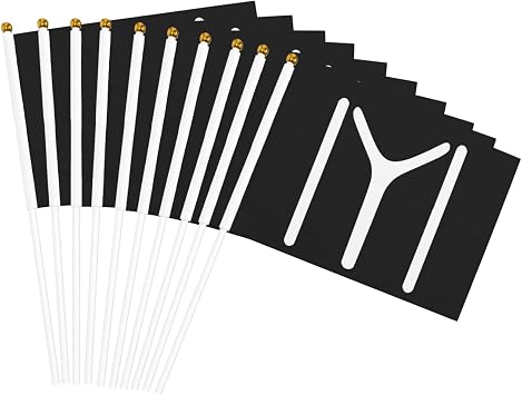 Osman Seal Kayi Turkey Ertugrul Flag Small Mini Hand Held Flags 5.5x8.2 Inch