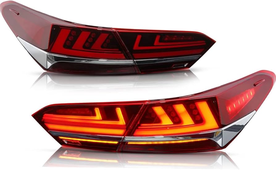 70カムリ　 LS風テールランプ Amazon | ZW カムリ LEDテールランプ 70系 スモーク レッド