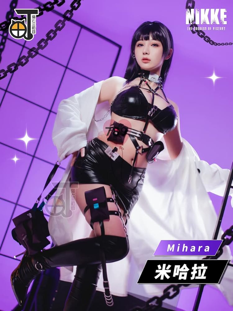 NIKKE ミハラ　コスプレ　衣装　ウィッグ　靴 Amazon.co.jp: [2200] Beauty 出品 ☆ ウィッグ 、 靴 付き☆ 勝利の