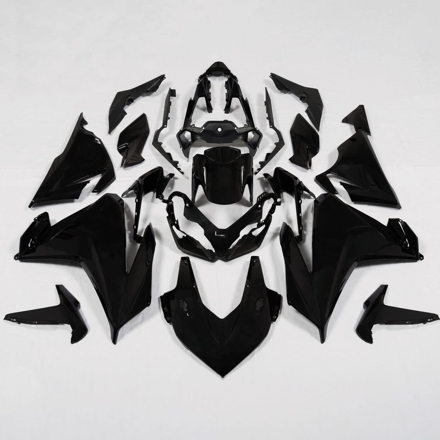 US STOCK Glossy Black Fairing Fit for Honda 2019 2020 2021 CBR500R CBR 500R Injection Mold ABS Plastics Aftermarket Bodywork Bodyframe Kit Set 19 20 21 N07