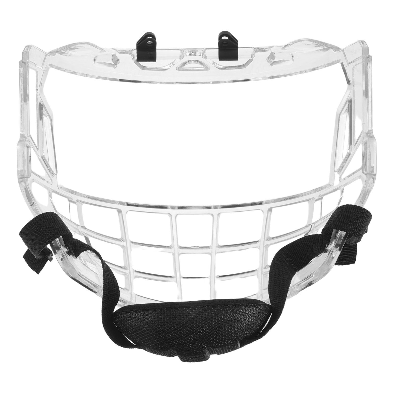 USHOBE Visera Arañazos sobre Casco Hielo Transparente a para de Hockey Diseño Ligero y Fácil de Limpiar, Resistente a Impactos Adulto Juvenil