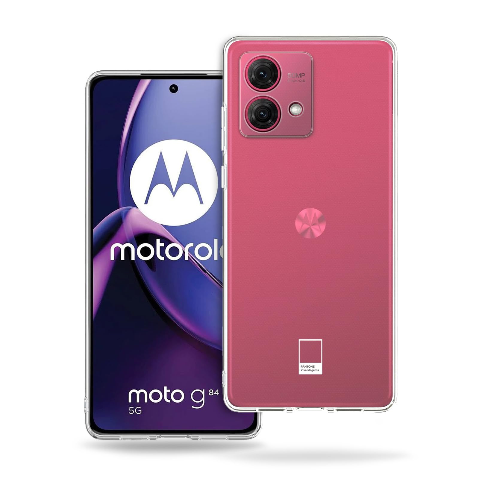 Plus Clear Transparent Back Case Cover for Motorola Moto G84 5G | Full Device Protection | Shockproof TPU | Flexible Silicone Back Cover Case – Transparent (B0D2R7QG3R) Amazon Price History, Amazon Price Tracker