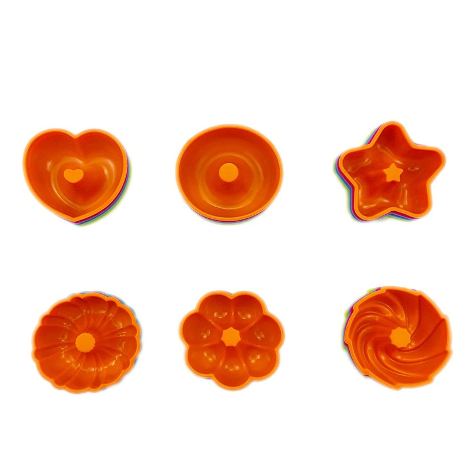 Molde reutilizable de silicona para magdalenas (48)