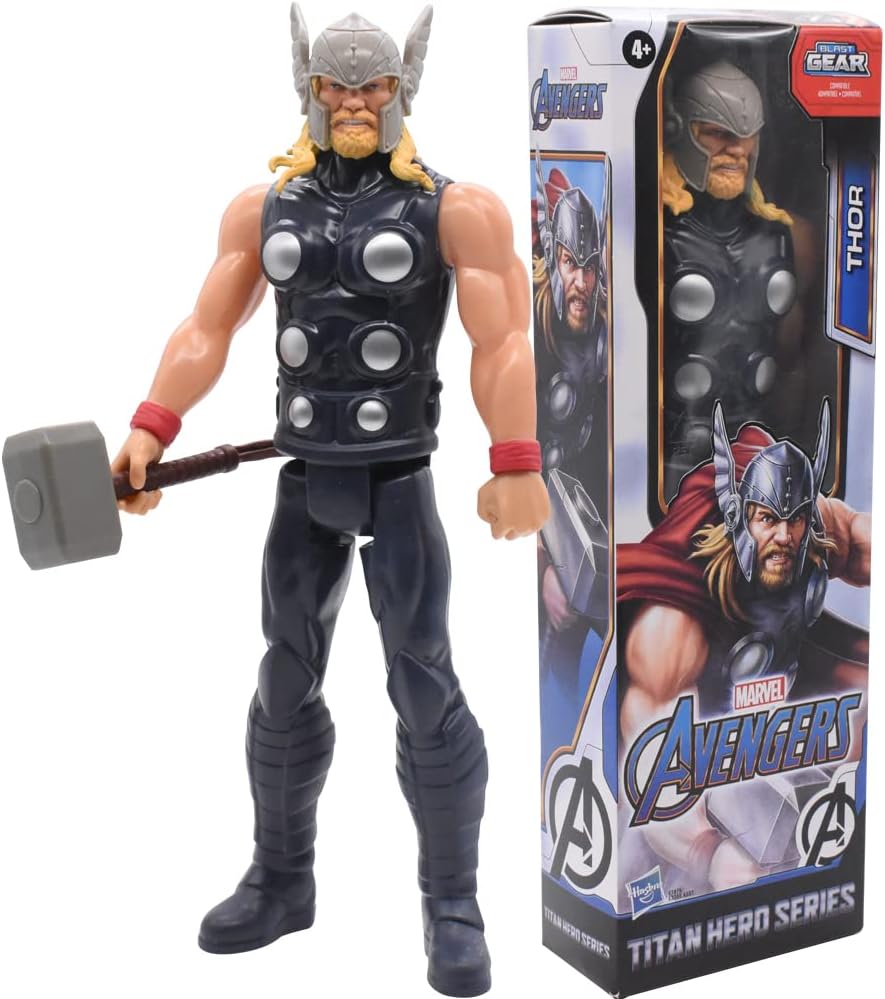 Hilloly Figure Thor, Thor Titan Hero Series, Figura de acción de Thor de 30 cm Thor Figura Titan Hero para niños de 4 años en adelante