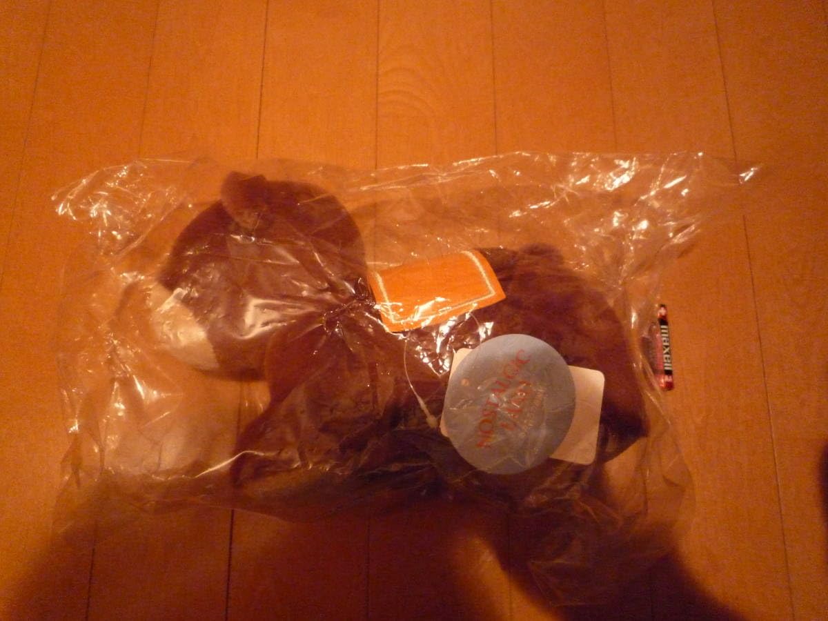 遊園地　乗り物　くま？いぬ？　昭和レトロ Amazon.co.jp: 遊園地の乗り物ぬいぐるみ くま ブルーブルーエ