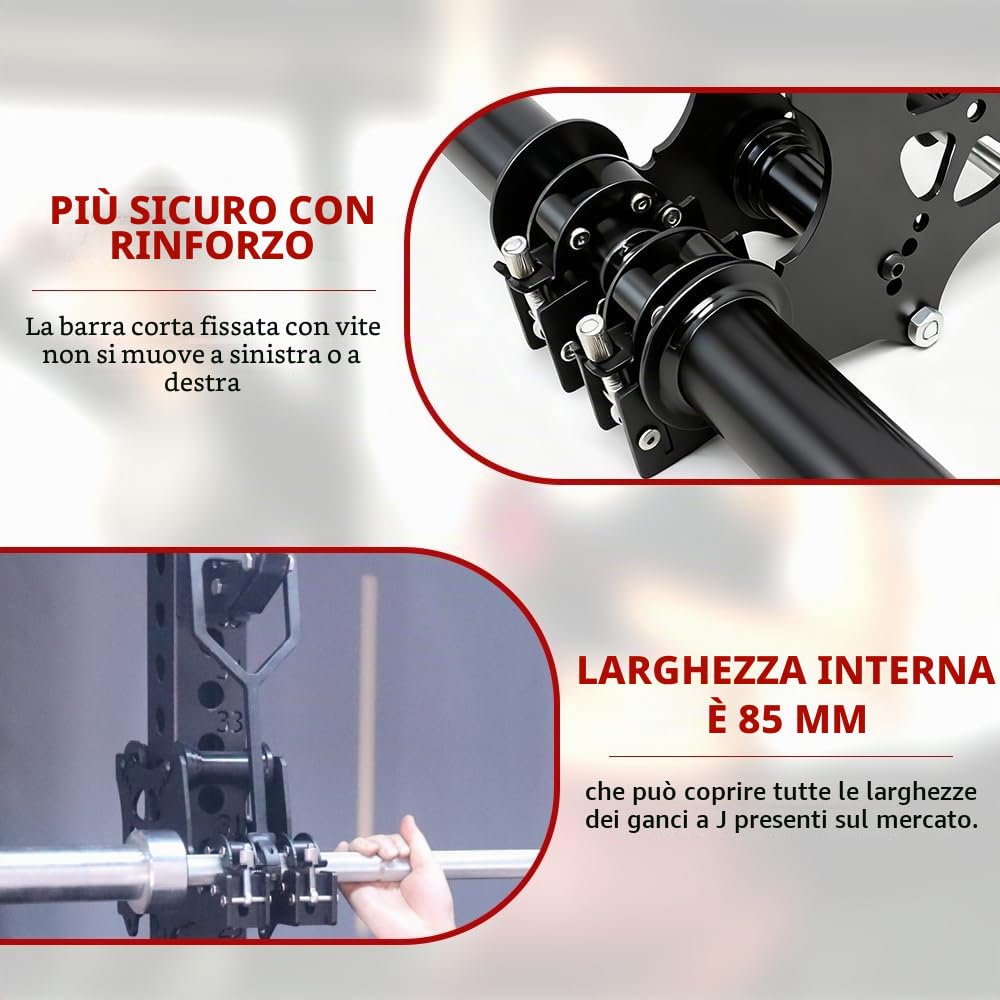 Accessori per sistema di pulegge per power rack da palestra, accessori per macchina Smith, accessori per cavi a puleggia per palestra, per crossover a cavo, panca da pressa, squat profondo