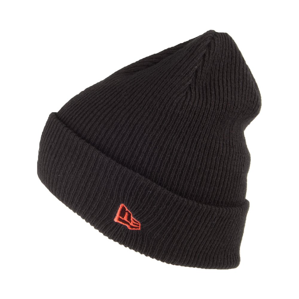 New Era Flag POP Cuff BLKLVR Beanie, Black, OSFA