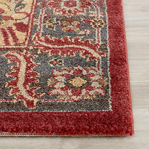 Safavieh Persischer Traditioneller Teppich, MAH621, Gewebter Polypropylen, Marineblau / Rot, 120 x 180 cm – Bild 4