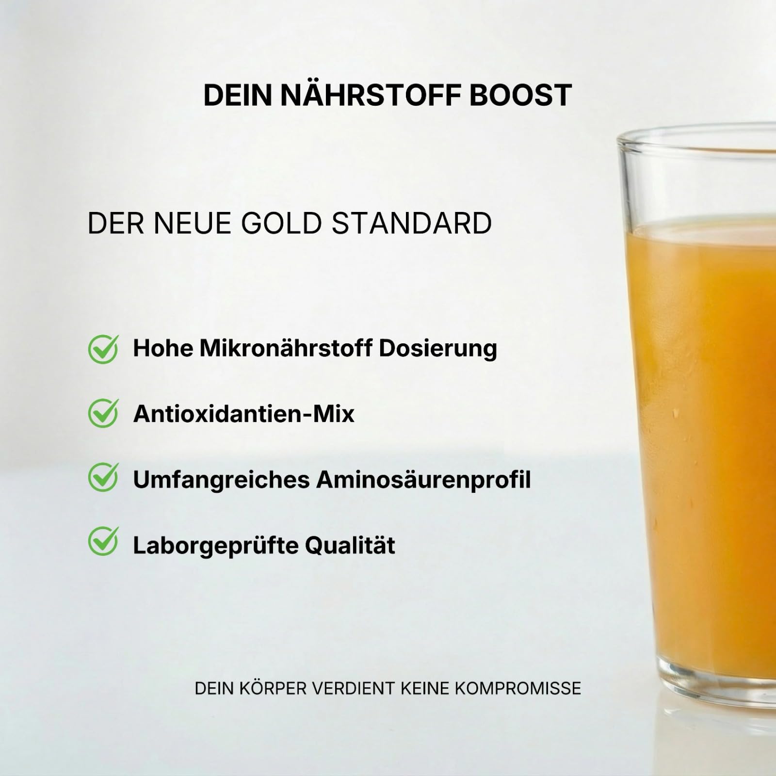 OVATIME NUTRITION The Golden One – Mikronährstoff Komplex – 55+ hochdosierte Inhaltsstoffe mit nur einem Löffel – für Energie, Konzentration & Immunsystem