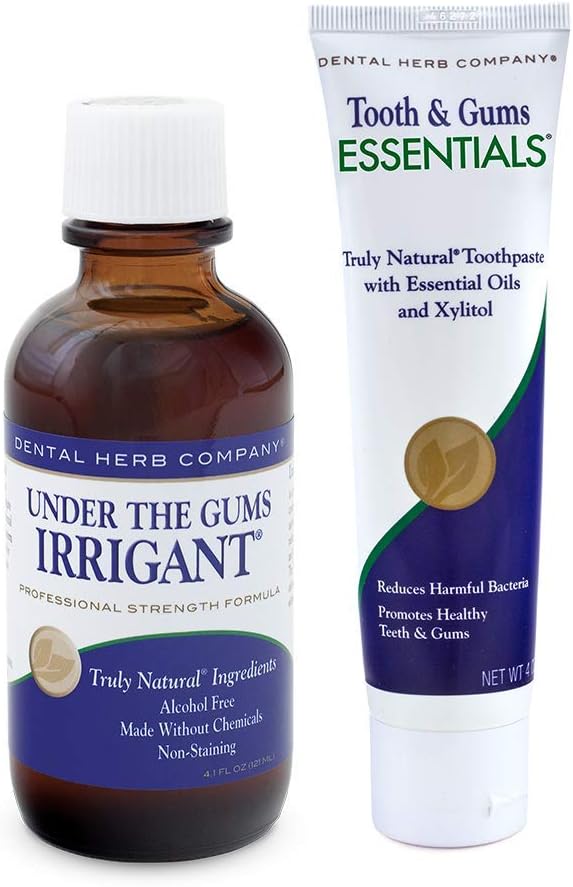 Dental Herb Company - Under The Gums Irrigant Concentrate & Essentials Toothpaste Kit