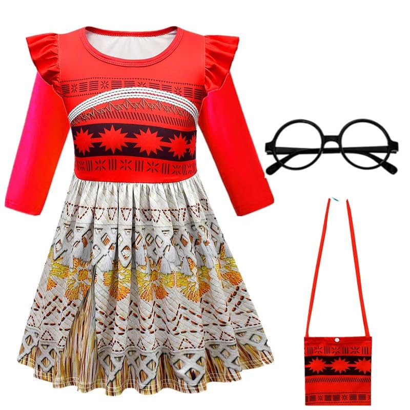 Disfraz completo Mirabel para niñas 7-8 años rojo