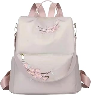 Womens Stylish Embroidered Work Backpack with Multi Compartment for Travel College & School Price In India