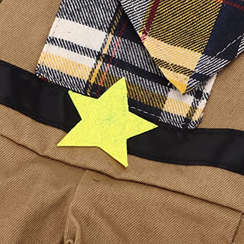 Fantasia de Halloween para cachorro, Fantasia de cachorro cowboy Fantasia de Halloween para gato Fan