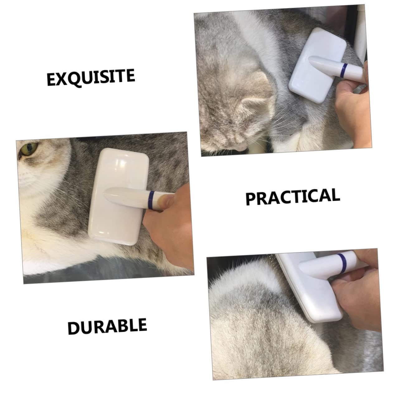 INOOMP Brosse de Toilettage pour Chien Peigne Anti-mue Accessoires de Toilettage Portables pour Animaux de Compagnie