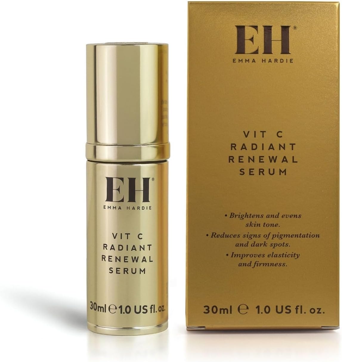 Emma Hardie Vitamin C Intense Daily Serum, Vitamin C Serum for Hyperpigmentation with Vitamin B3 and Red Algae, Anti Aging Serum