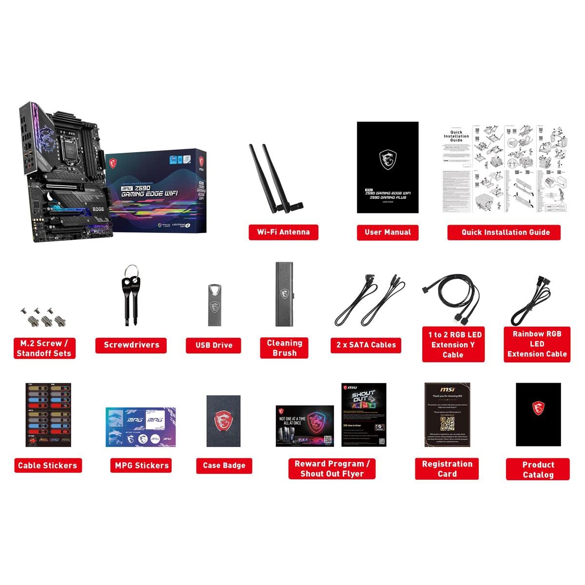 Amazon | MSI MPG Z590 Gaming Edge WiFi Gaming Motherboard (ATX