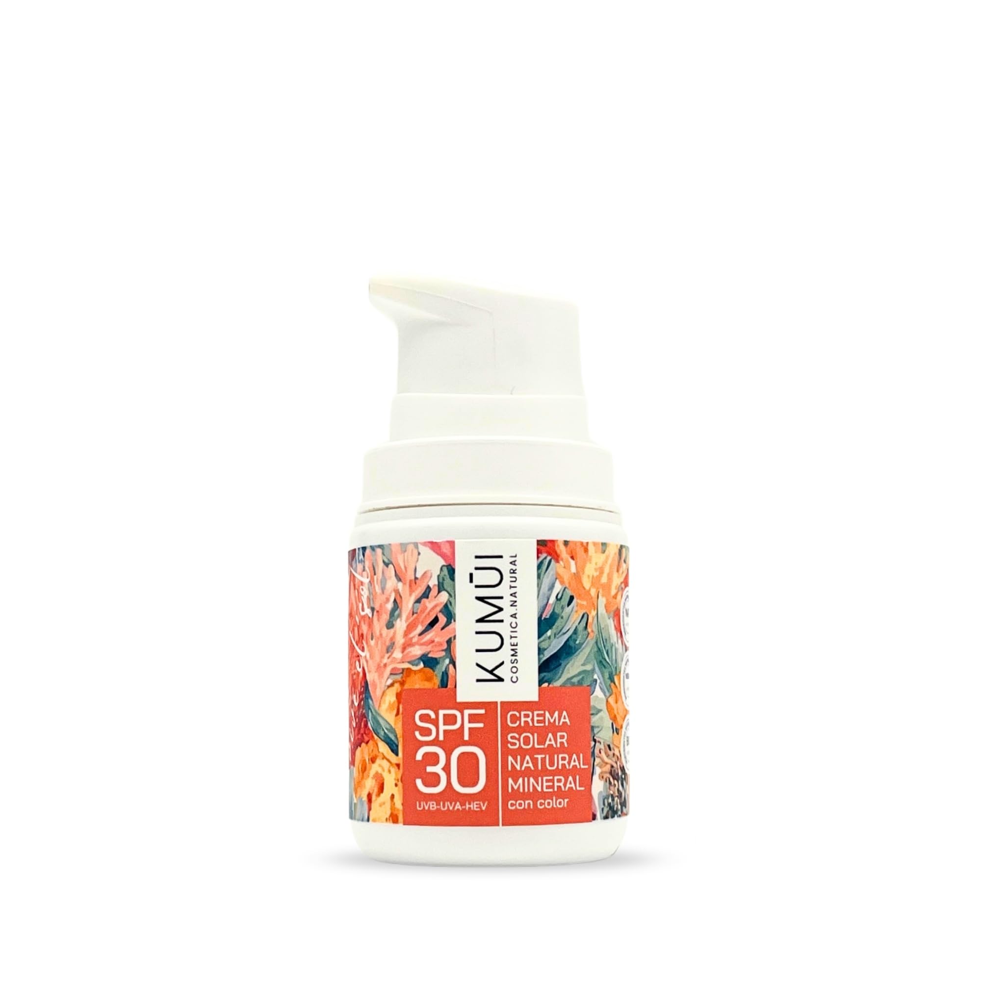 Kumui Protezione solare minerale viso o corpo UVA UVB HEV anti-età
