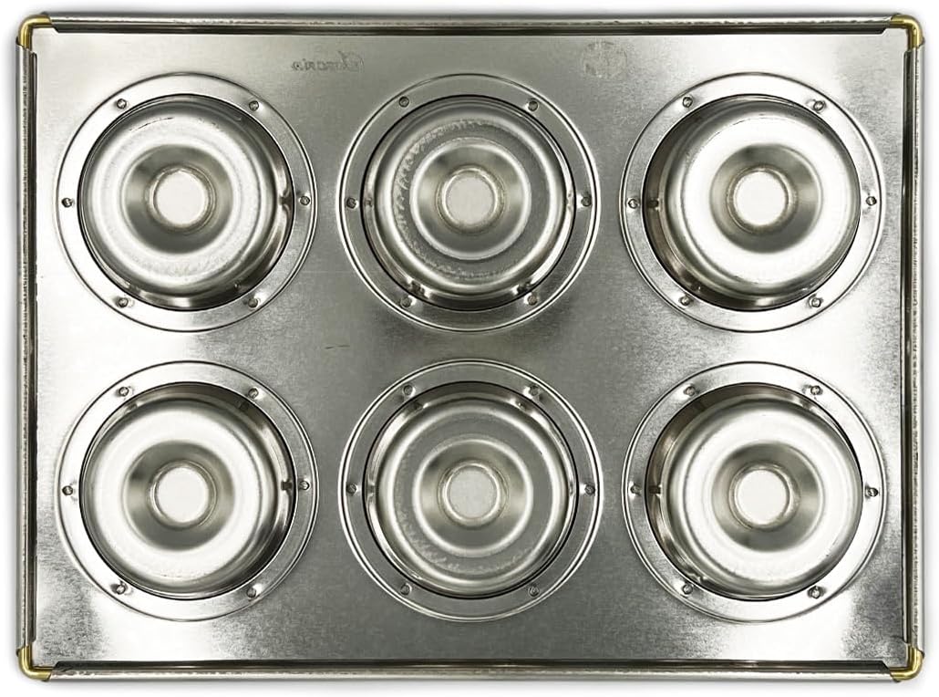 Silicone Coated Silver Savarin Tabletop 6P