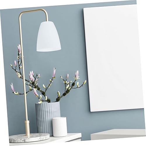 Miniatura 4 de 2 piezas de pantalla de plástico para lámpara de repuesto de 4 pulgadas pequeñas pantallas blancas para lámparas de pie