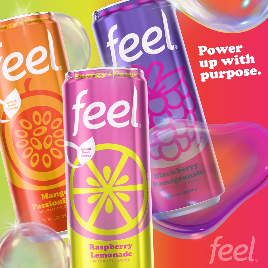 Amazon.com : FEEL Variety Pack – Zero Sugar Sparkling Energy Drink