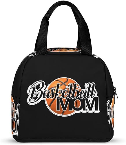Miniatura 4 de Basketball Mom Lunch Box for Women Men Insulated Lunch Bag Reusable Lunch Tote Bag Lunch Container