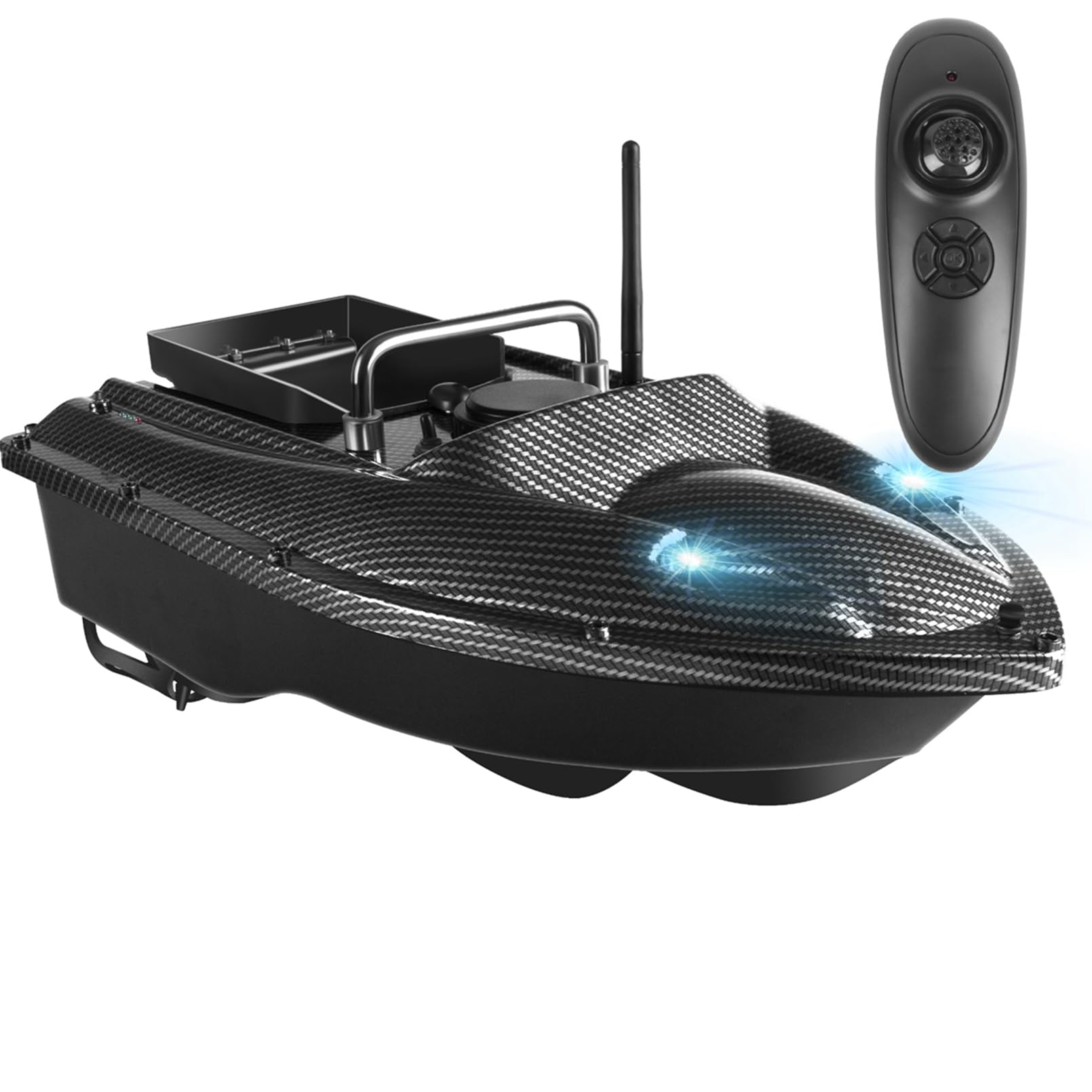 Fishing Bait Boat-Fish Finder 1.5kg Loading 500m Remote Control Fishing Bait Boat RC Boat