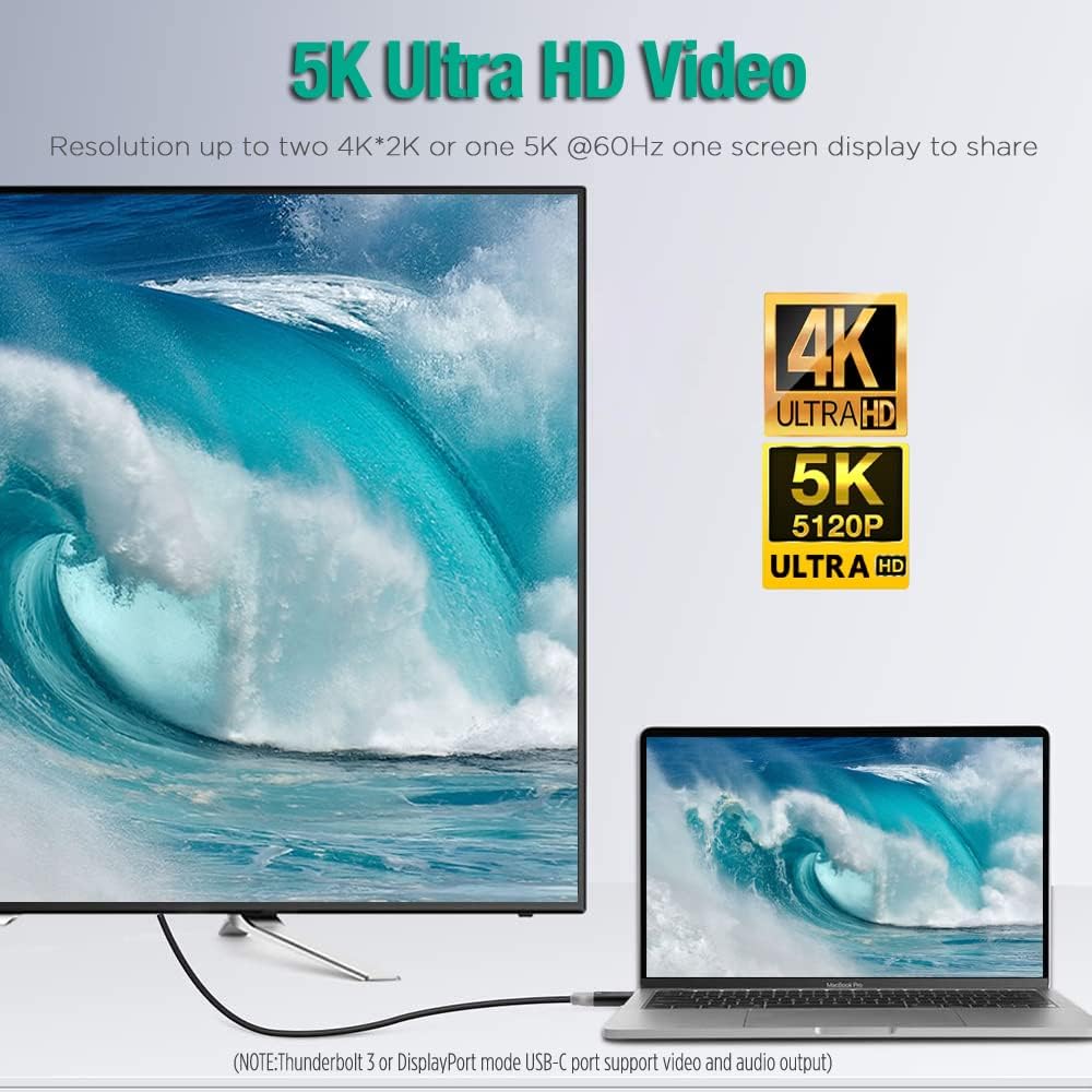 Bеѕt Prоmо Stoder Data Cable Compatible with Thunderbolt 3 Cable 40Gbps PD 5A 100W Fast Charging USB C to C DP1.4 4K 5K HD (3 feet Black) Buу 1 gеt 1 Stoder Data Cable Compatible with Thunderbolt 3 Cable 40Gbps PD 5A 100W Fast Charging USB C to C DP1.4 4K 5K HD (3 feet Black)