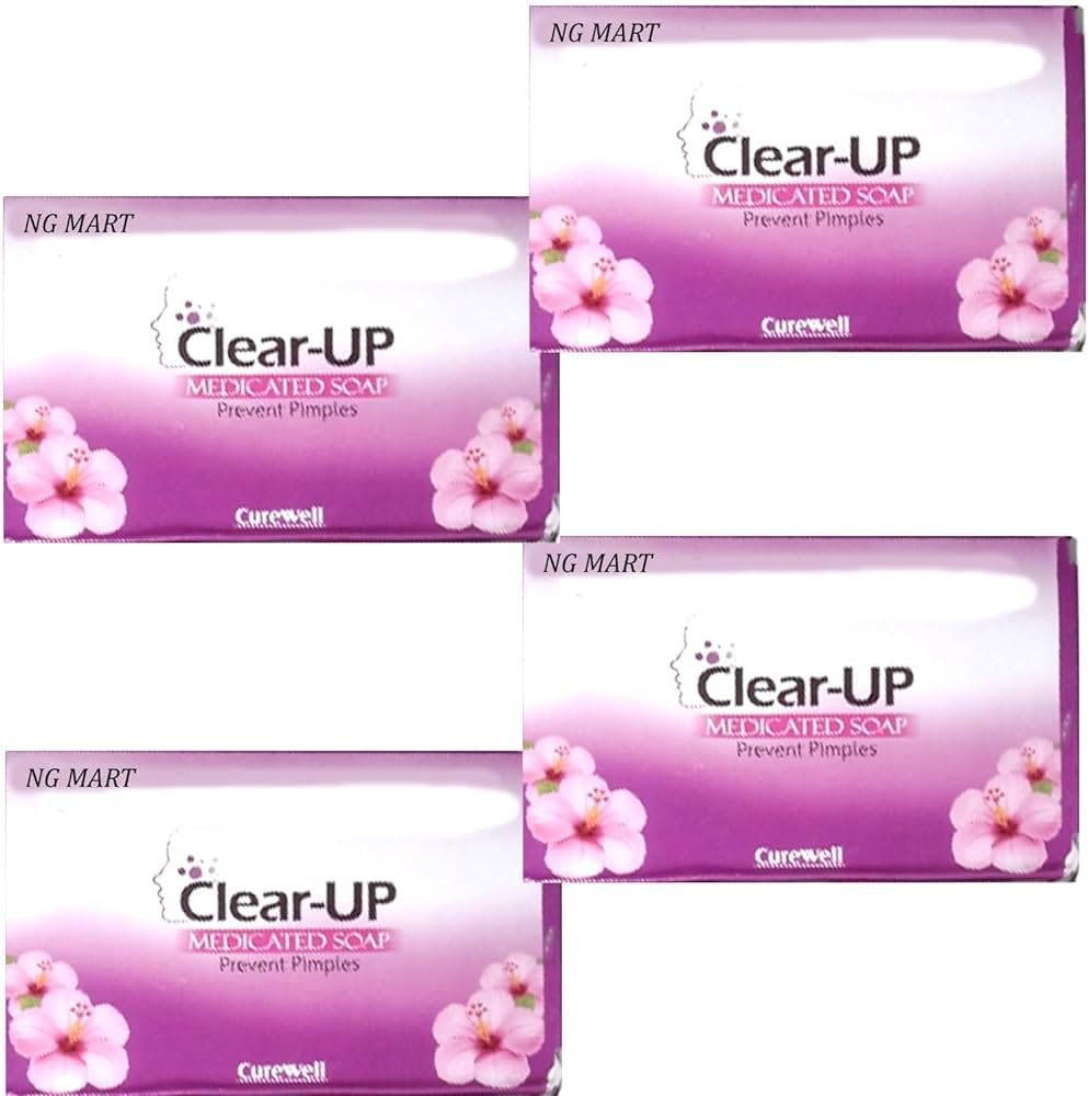 CLEAR UP SKIN CLEANSING SOAP (PACK OF 4)