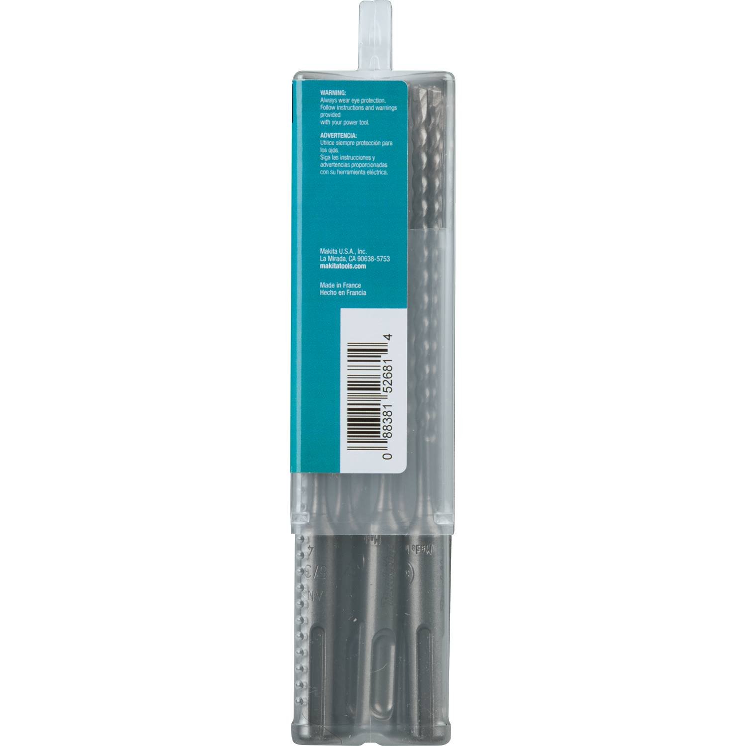 Makita B-60850 5/32" x 6" SDS-Plus, 2-Cutter, 10/pk